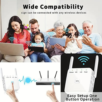 Wireless WiFi Signal Booster and Repeater for Home